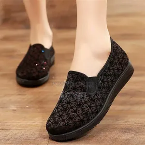 Women’S Breathable Non-Slip Sneakers (Black Casual Sports Shoes)