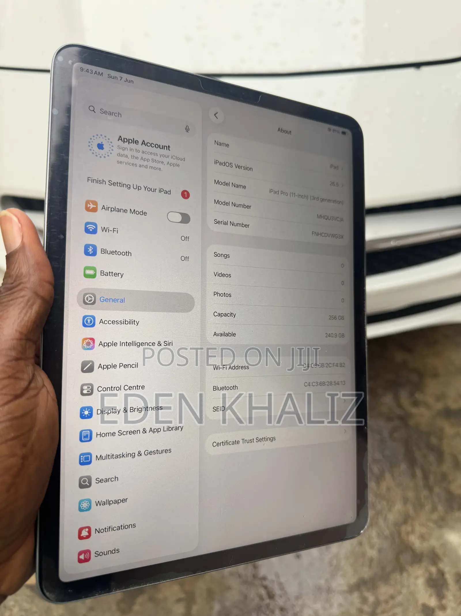 Apple iPad Pro 11 (2022) 256 GB Gray