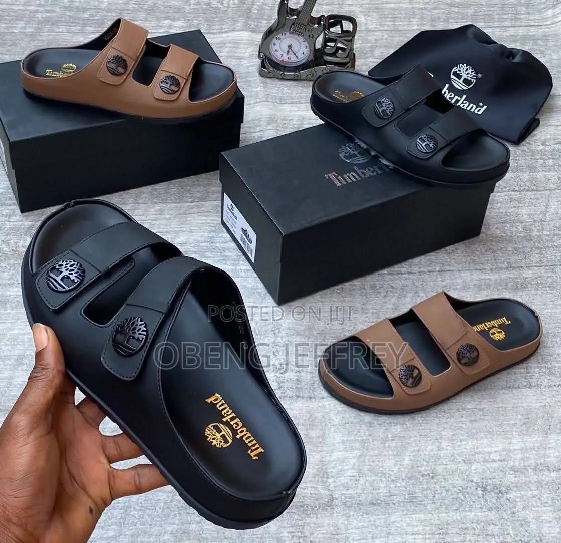 Original Timberland Slides in Brown or Black