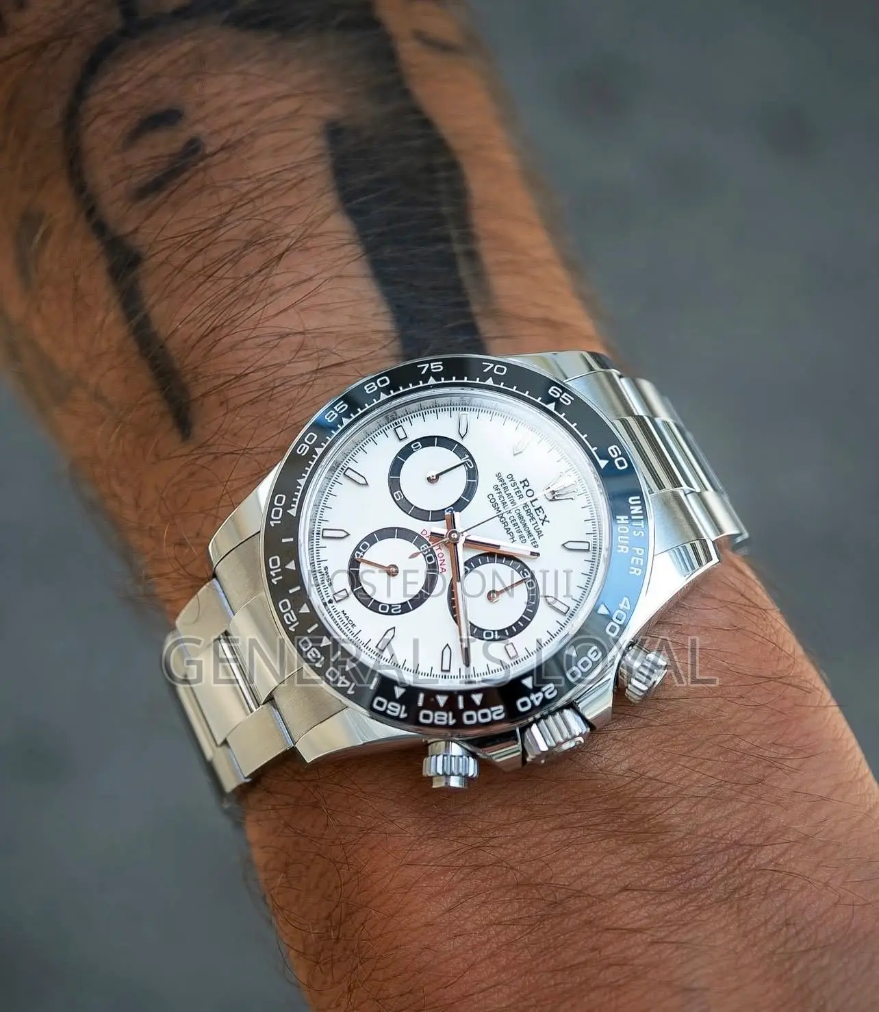 Rolex Cosmograph Daytona Silver Automatic Movement Panda Watch