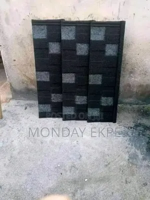 Blue Bond Euro Tiles and and Black Shingle