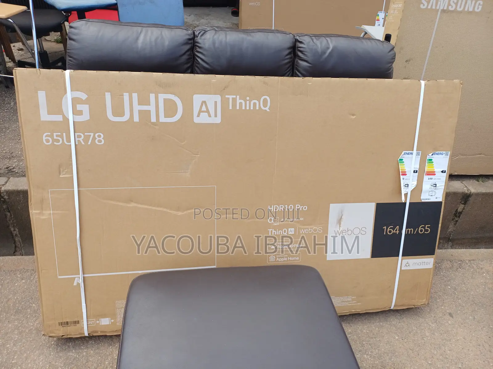 85 Inch Samsung Television New