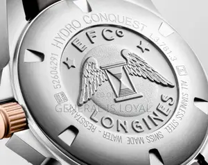 Longines Hydroconquest Gray Sunray Dial and a Rose Gold Watch