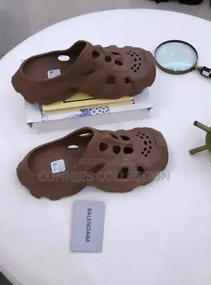 Black Balenciaga Hd Mule Slide