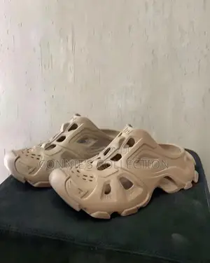 Black Balenciaga Hd Mule Slide