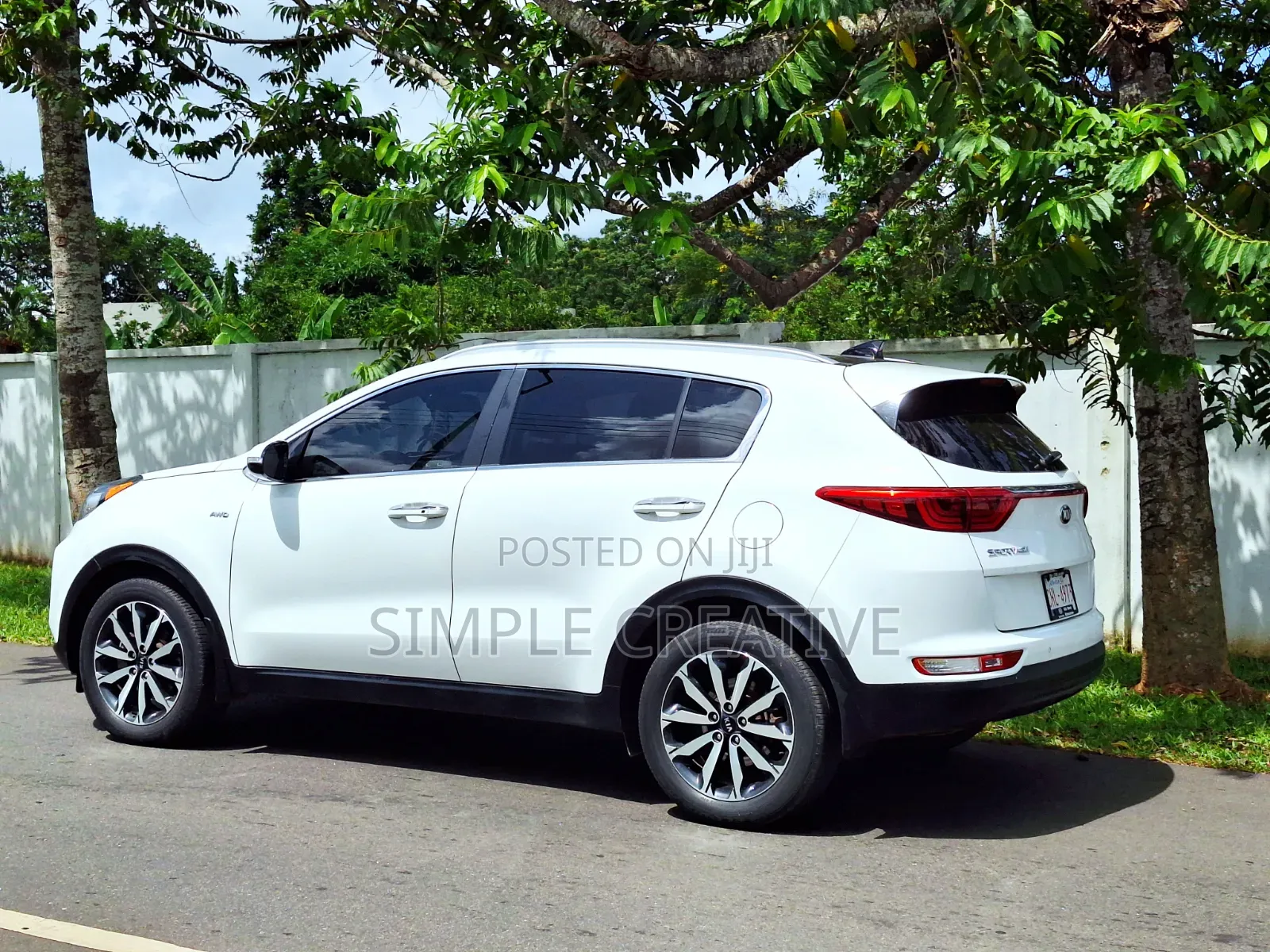 Kia Sportage EX 4dr SUV AWD (2.4L 4cyl 6A) 2017 White