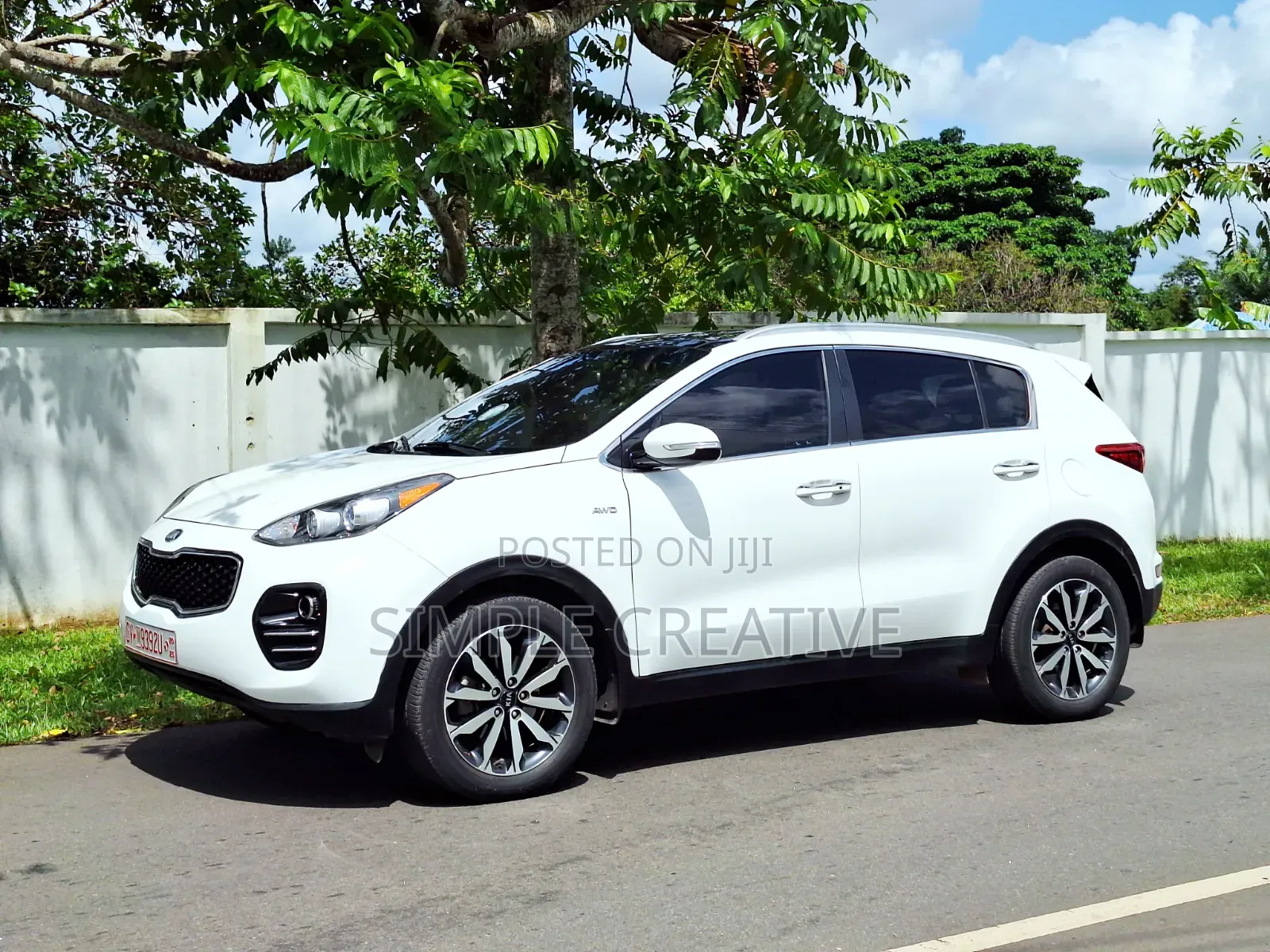 Kia Sportage EX 4dr SUV AWD (2.4L 4cyl 6A) 2017 White
