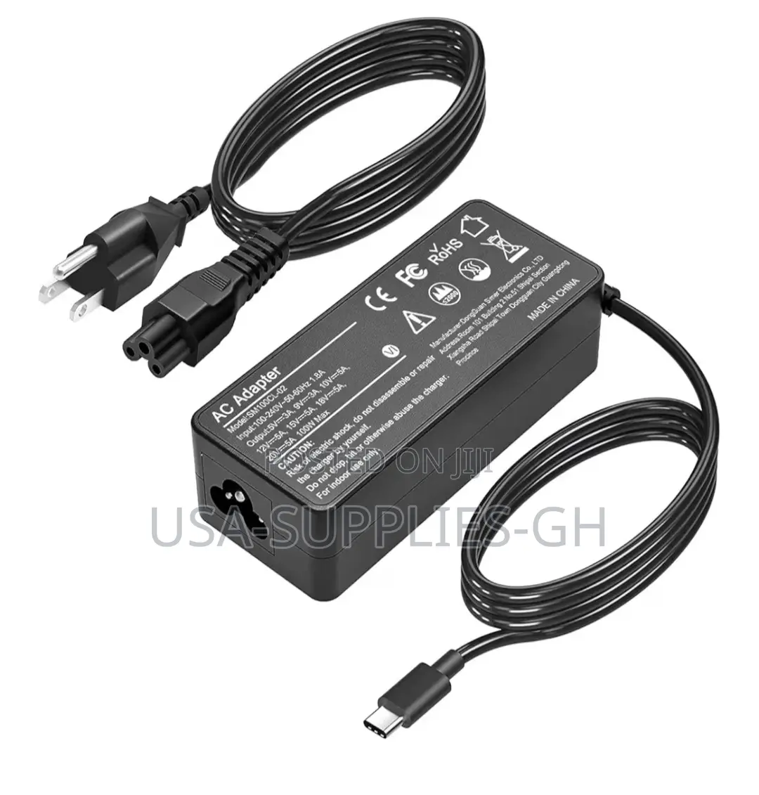 100w Usb-C Power Adapter Fast Charger for Laptop Macbook From Usa