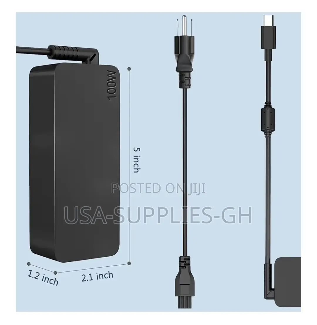 100w Usb-C Power Adapter Fast Charger for Laptop Macbook From Usa