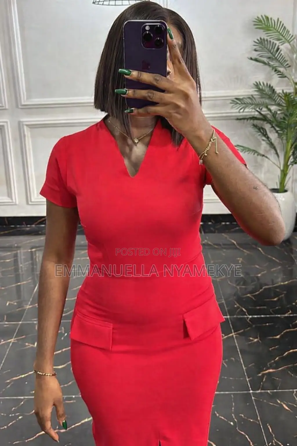 Shopmora Short-Sleeve Midi Liz Dress