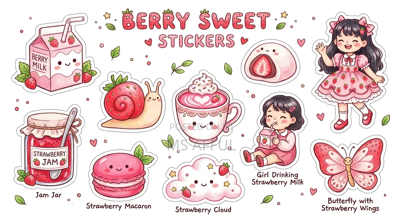Digital Sticker Sheet Sets ₵10–₵40 Starter to Deluxe Packs