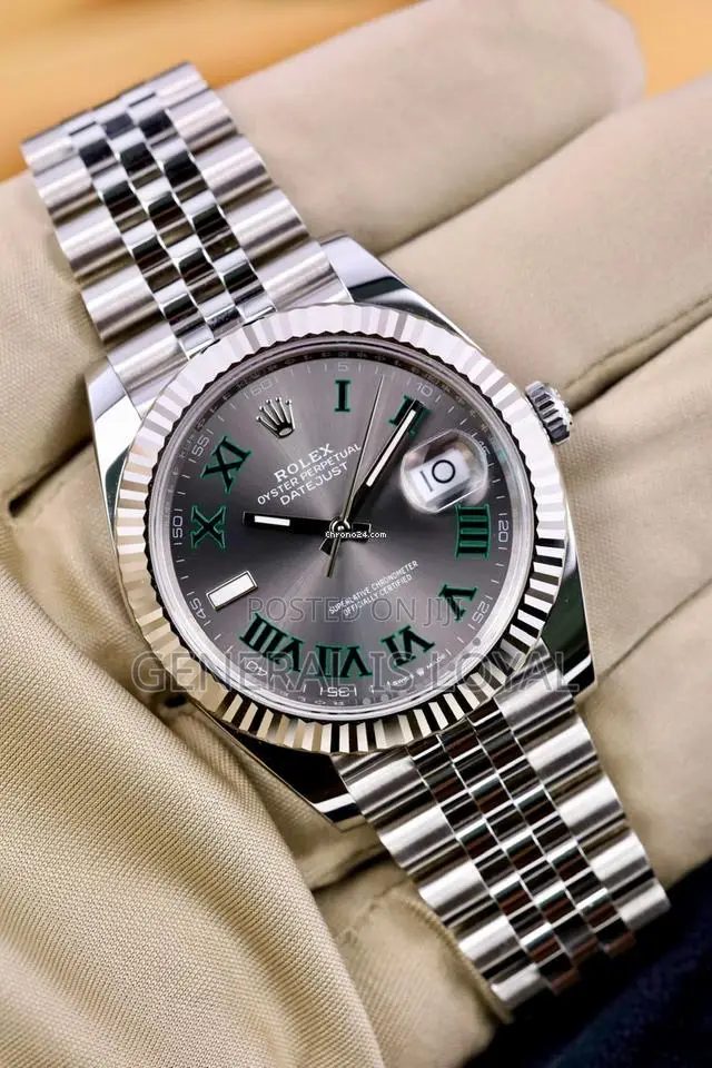 Rolex Datejust 41mm Wimbledon" Dial Roman Numerals