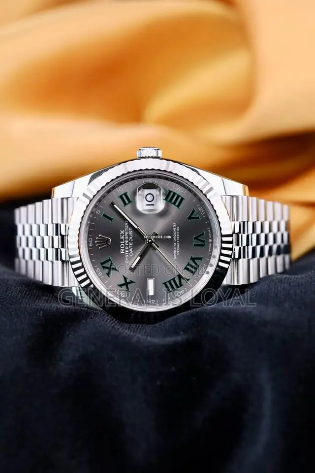 Rolex Datejust 41mm Wimbledon" Dial Roman Numerals