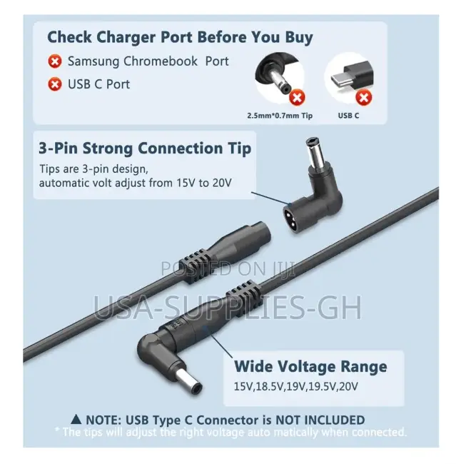90w Universal Ac Adapter Laptop Charger From Usa