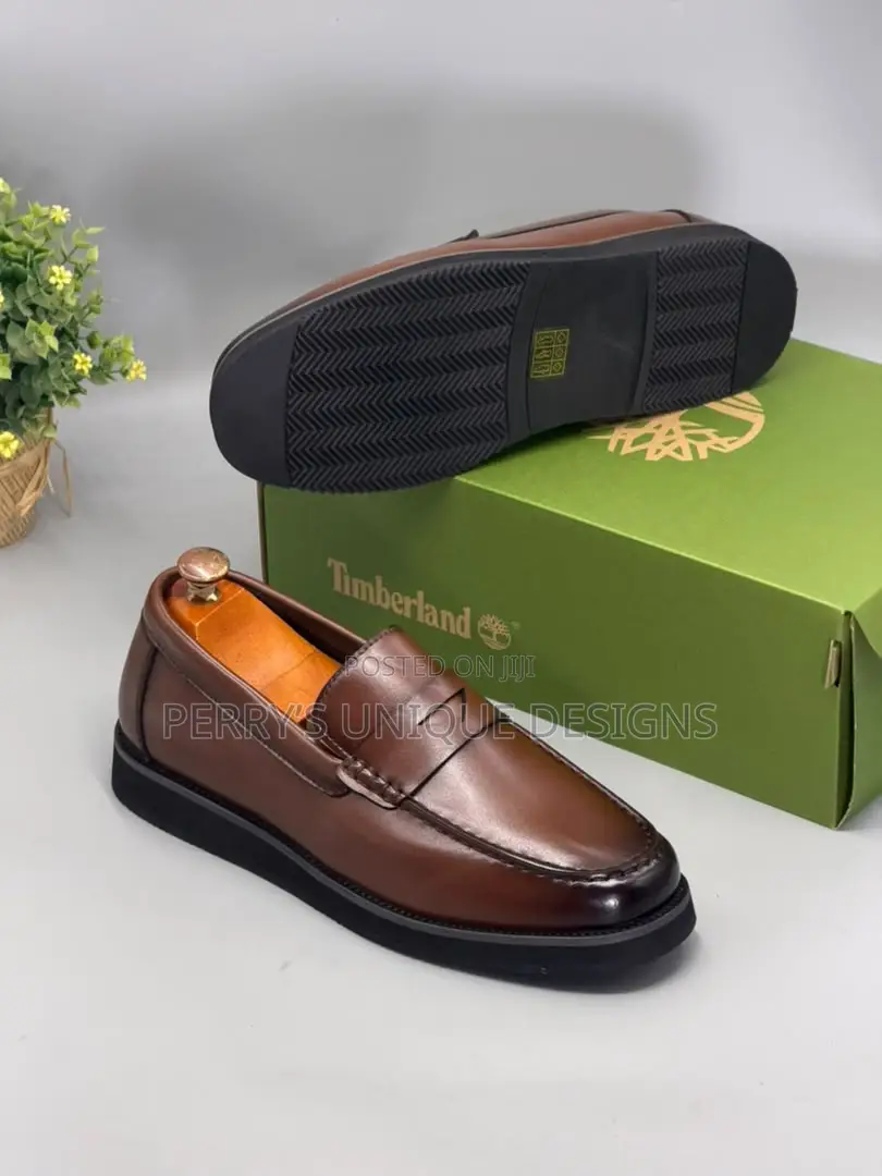 Timberland Coffee Brown Loafers – Premium Executive Collection