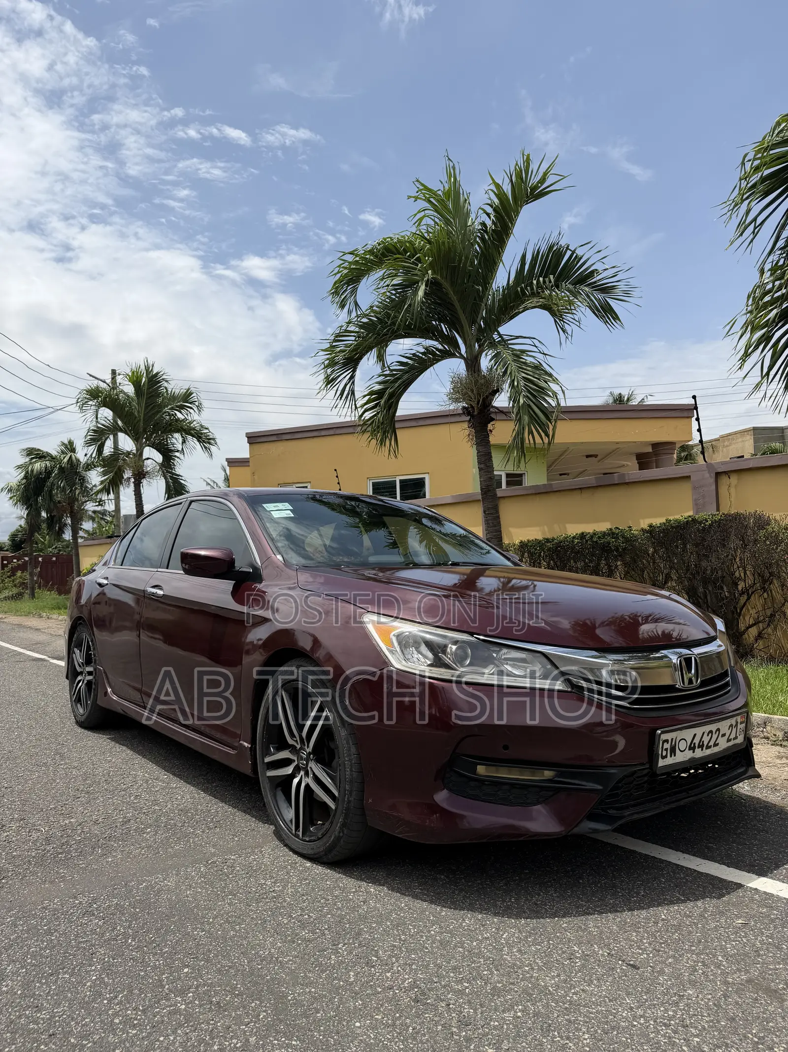 Honda Accord Sport 4dr Sedan FWD (2.4L 4cyl 2A) 2017 Burgundy
