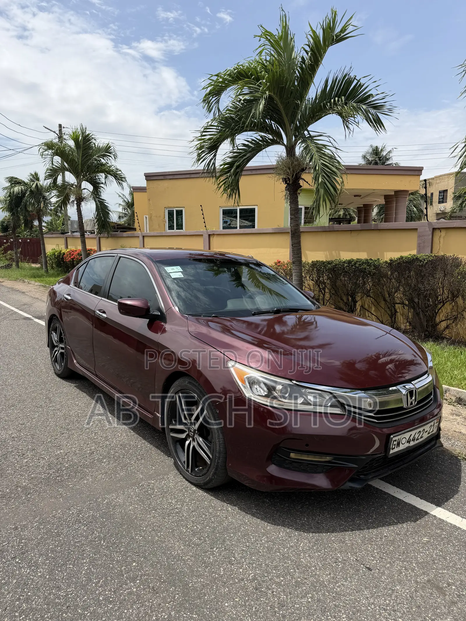 Honda Accord Sport 4dr Sedan FWD (2.4L 4cyl 2A) 2017 Burgundy