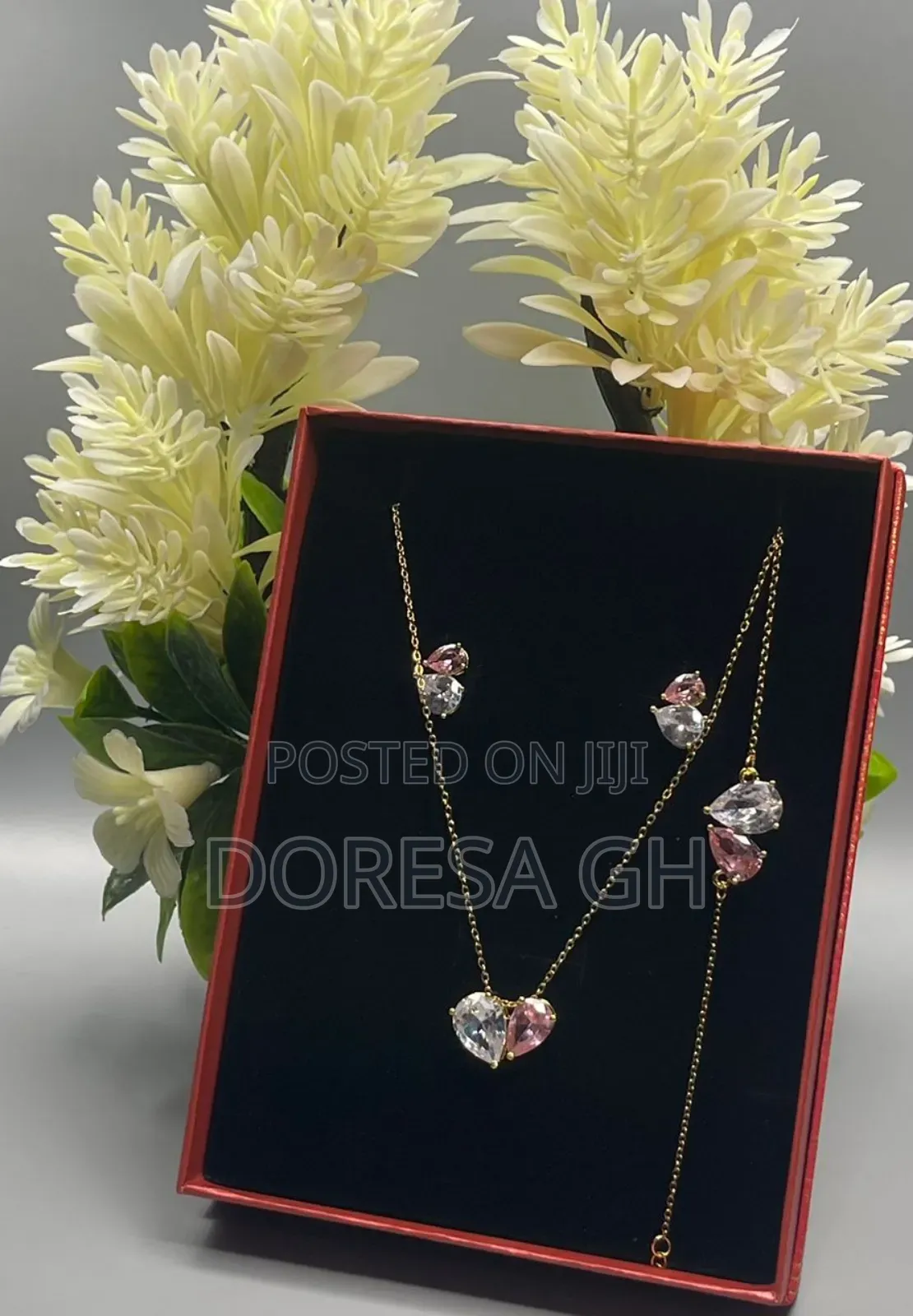 Necklace, Bracelet Earrings Set for Women – Jewelry Gift for Her