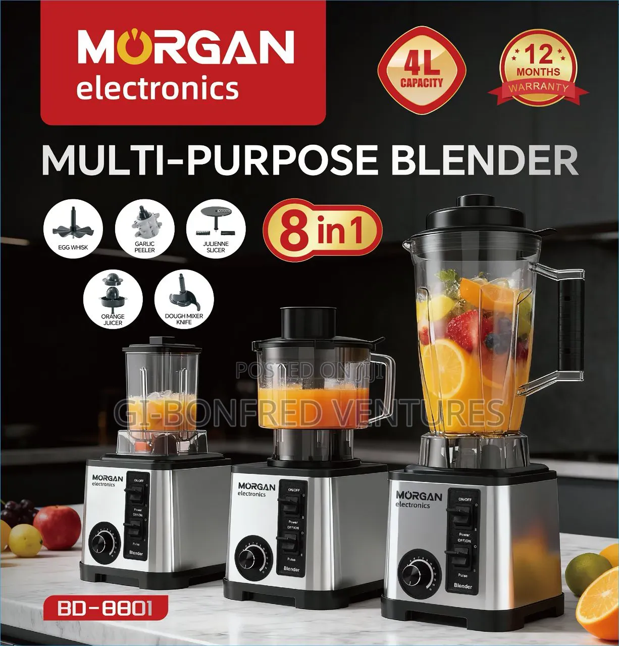 Morgan 8in1 Blender