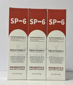 Sp-6 Probiotic Whitening Toothpaste -Enhanced Formula With 6 Probiotic