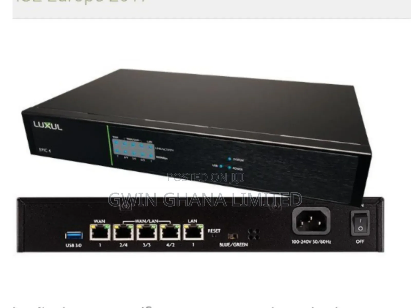 Luxul Epic 4 Multi-Wan (4x Wan) Gigabit Router