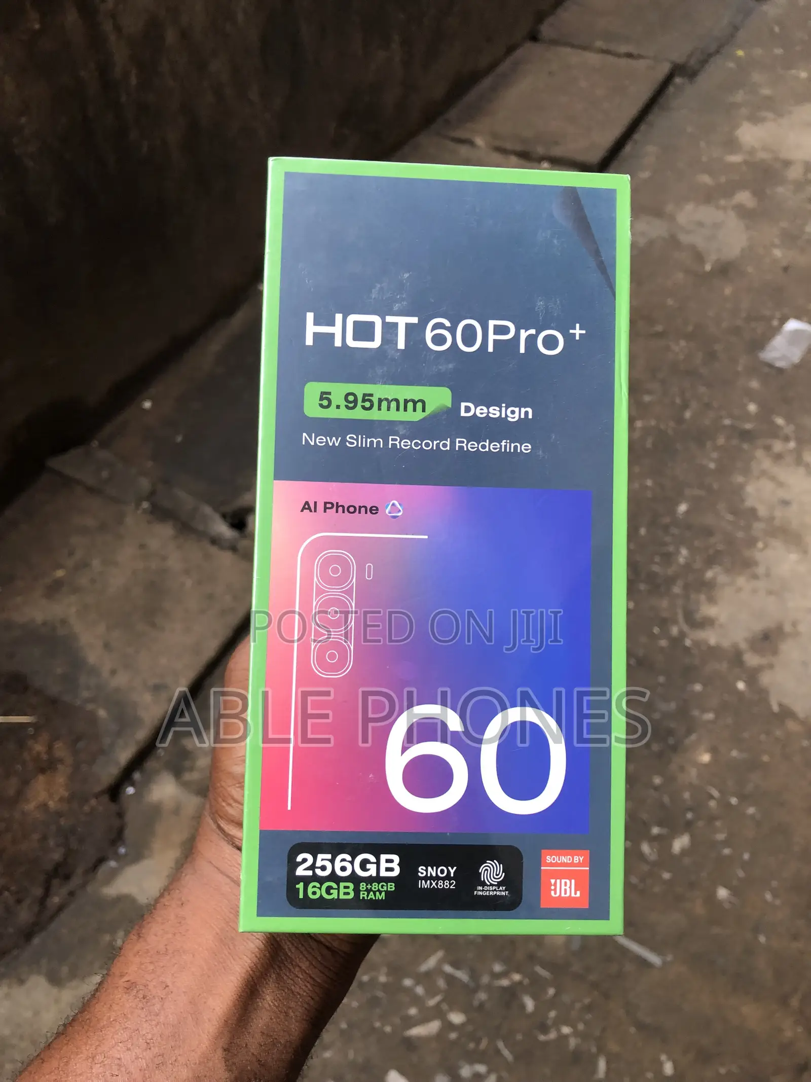 New Infinix Hot 60 Pro+ 256 GB Black