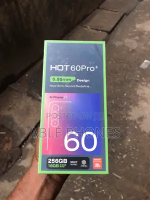 New Infinix Hot 60 Pro+ 256 GB Black