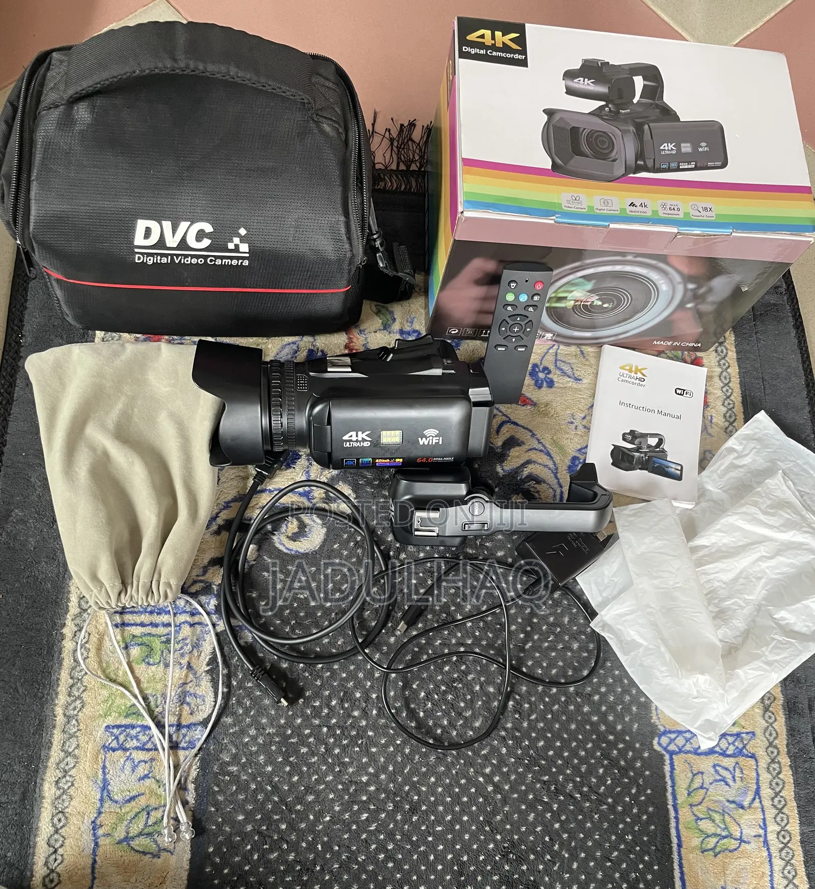 Komery Wi-Fi Camcorder With Remote Touchscreen