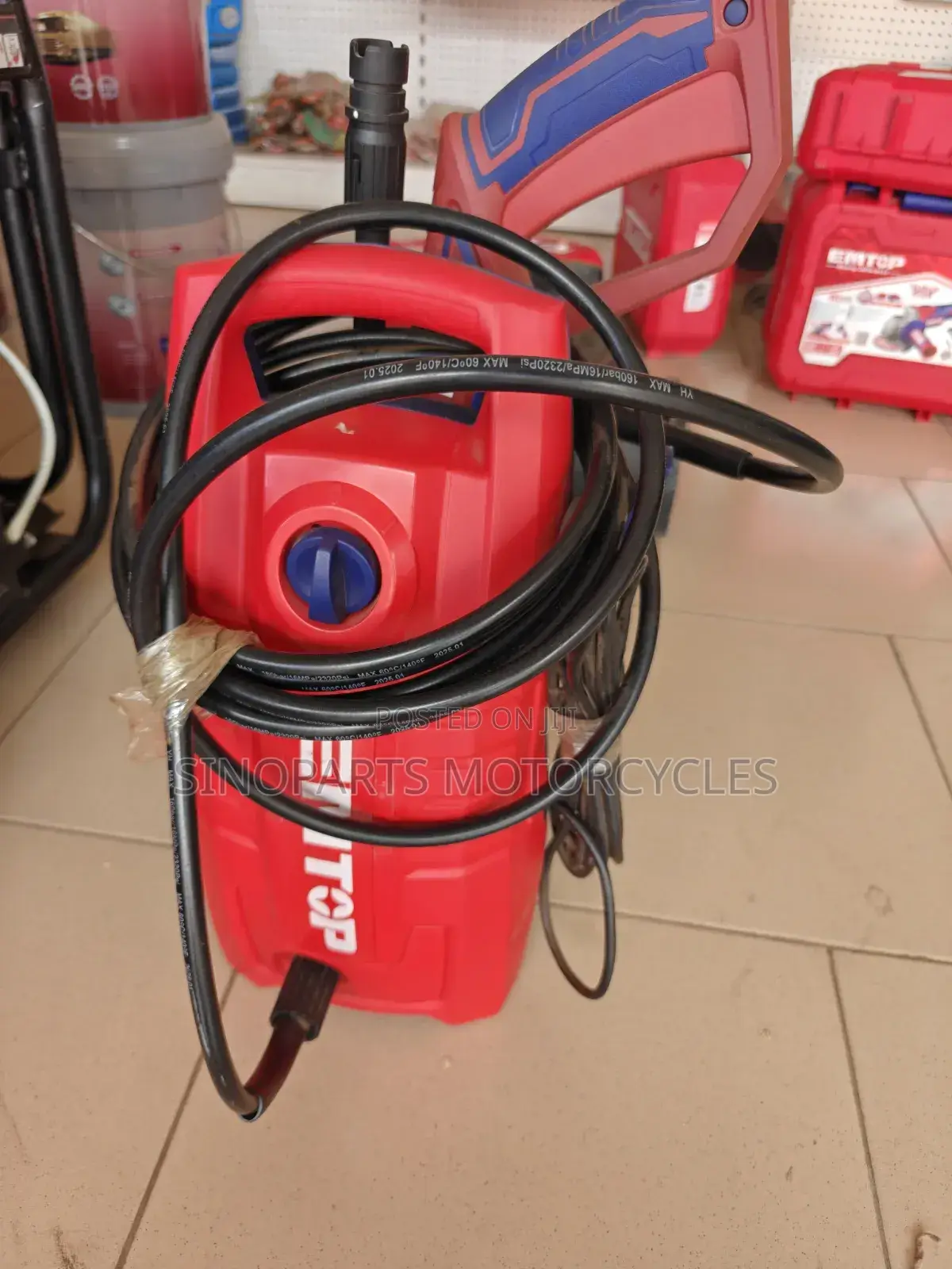 Emtop 1400w High Pressure Washer For Car Wash Home Cleaning Use