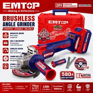 Elag211541 20v Brushless Grinder | 9000 RPM | 115mm Disc