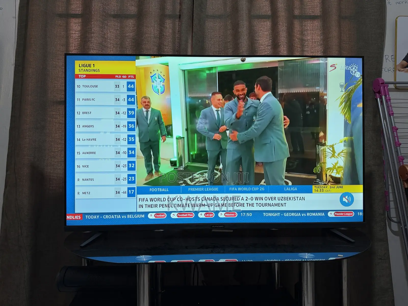 Amcon 55” Uhd Led Satellite Smart Tv