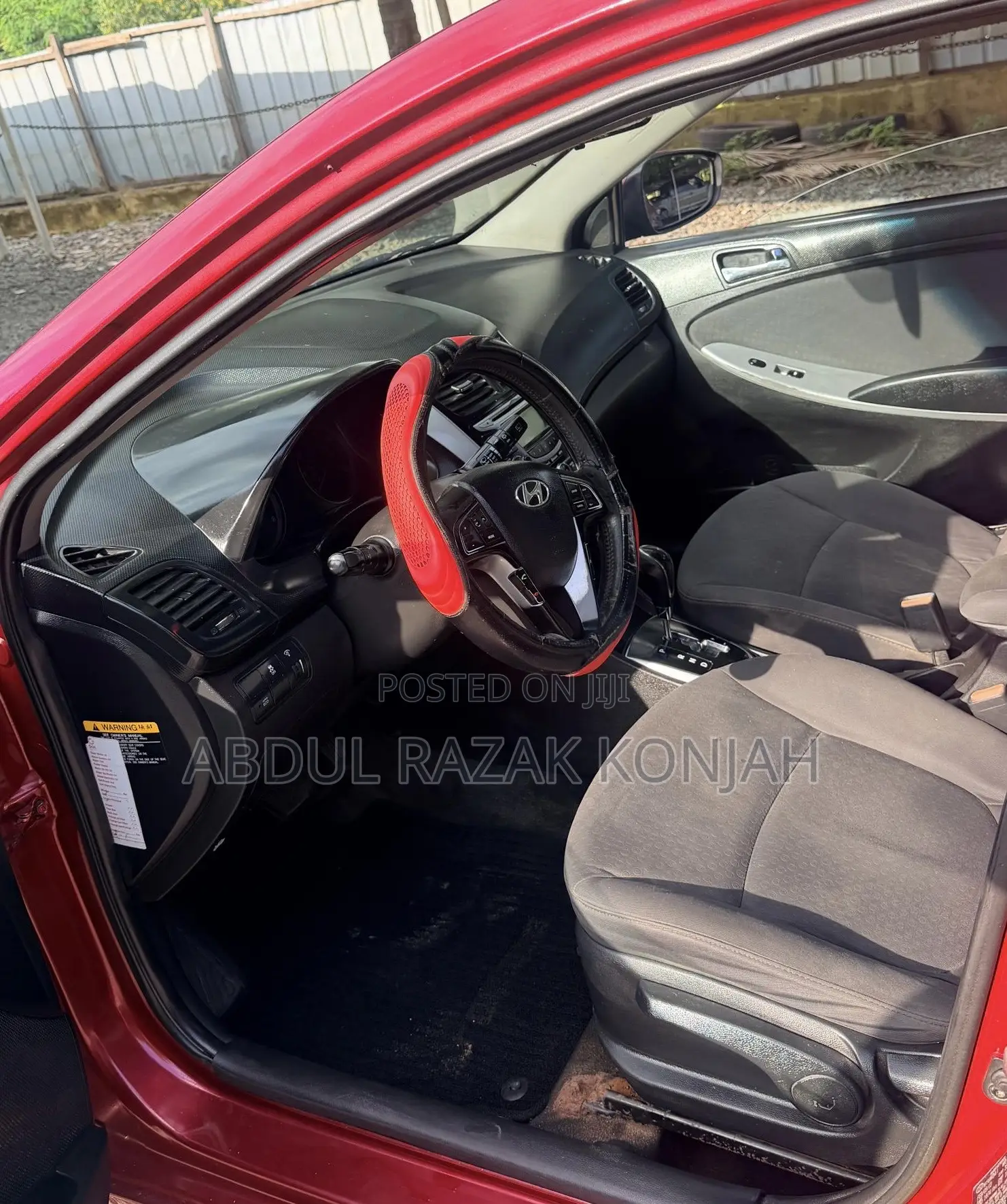 Hyundai Accent 2017 Red