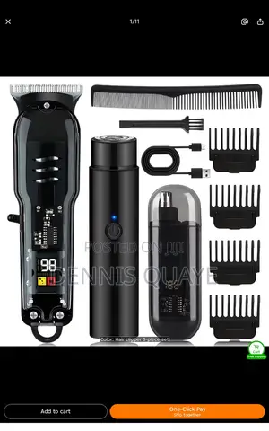 3-in-1 Men's Electric Grooming Kit - Hair Clipper, Shaver Nose Trimm