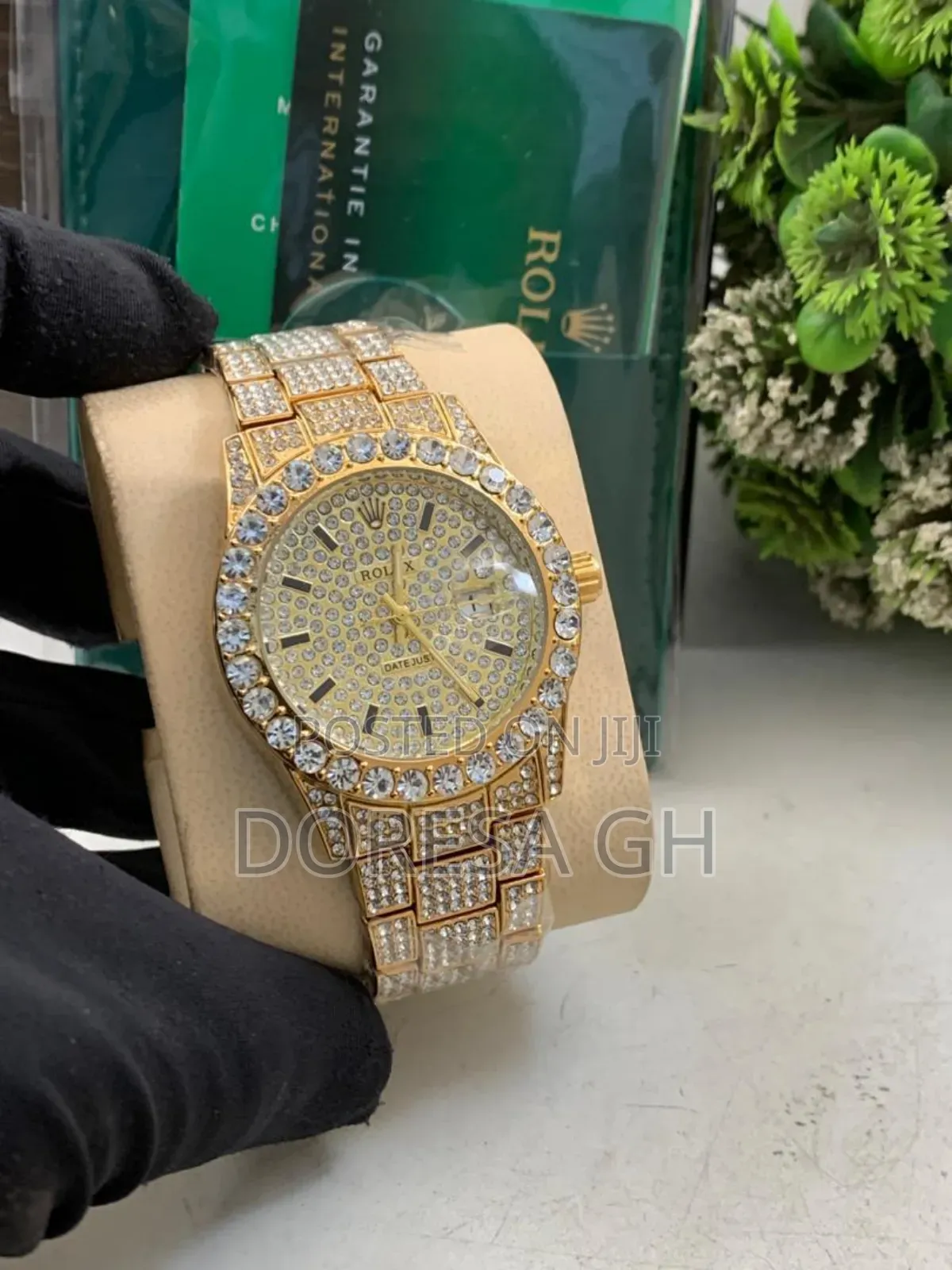 Iced Rolex Watch for Men – Bold Statement Timepiece