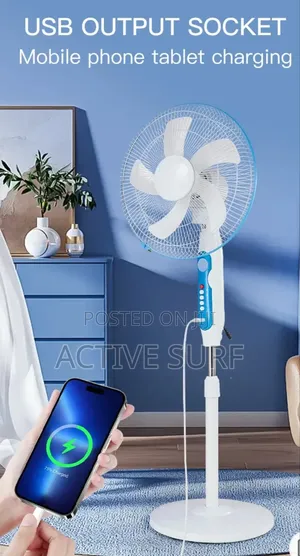 Solar Rechargeable Fan