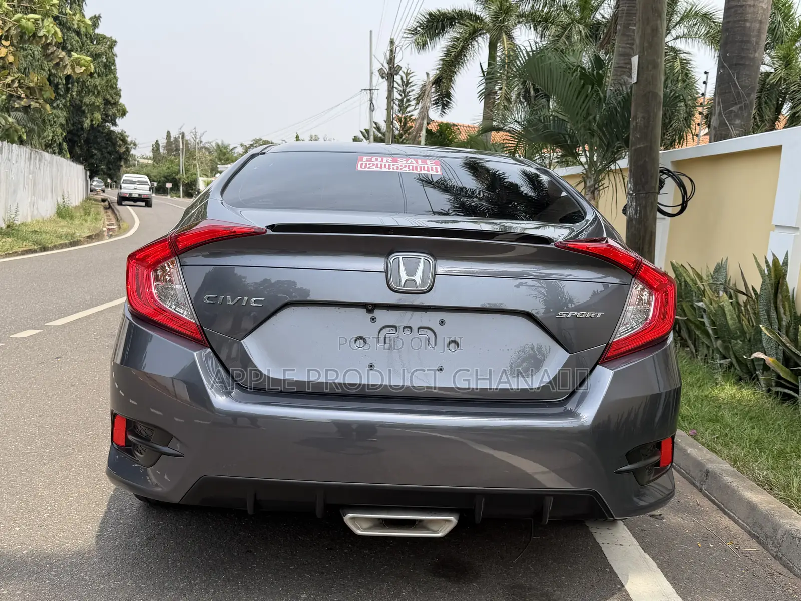 Honda Civic Sport Sedan 2019 Gray