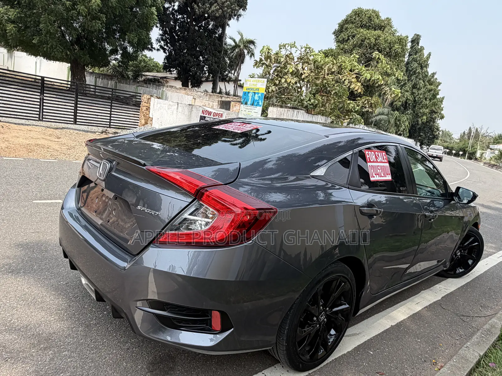 Honda Civic Sport Sedan 2019 Gray