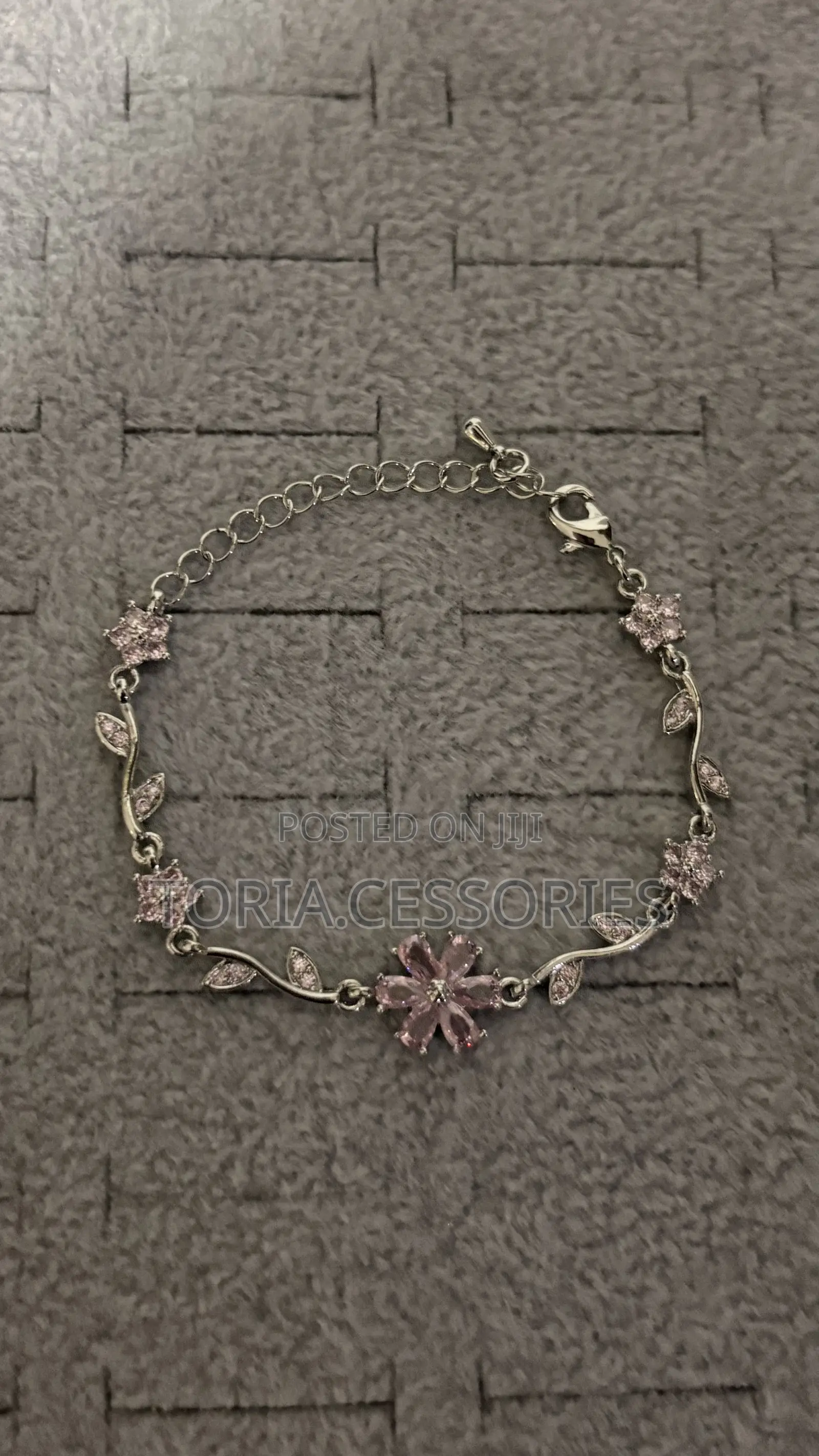 Floral Crystal Bracelet