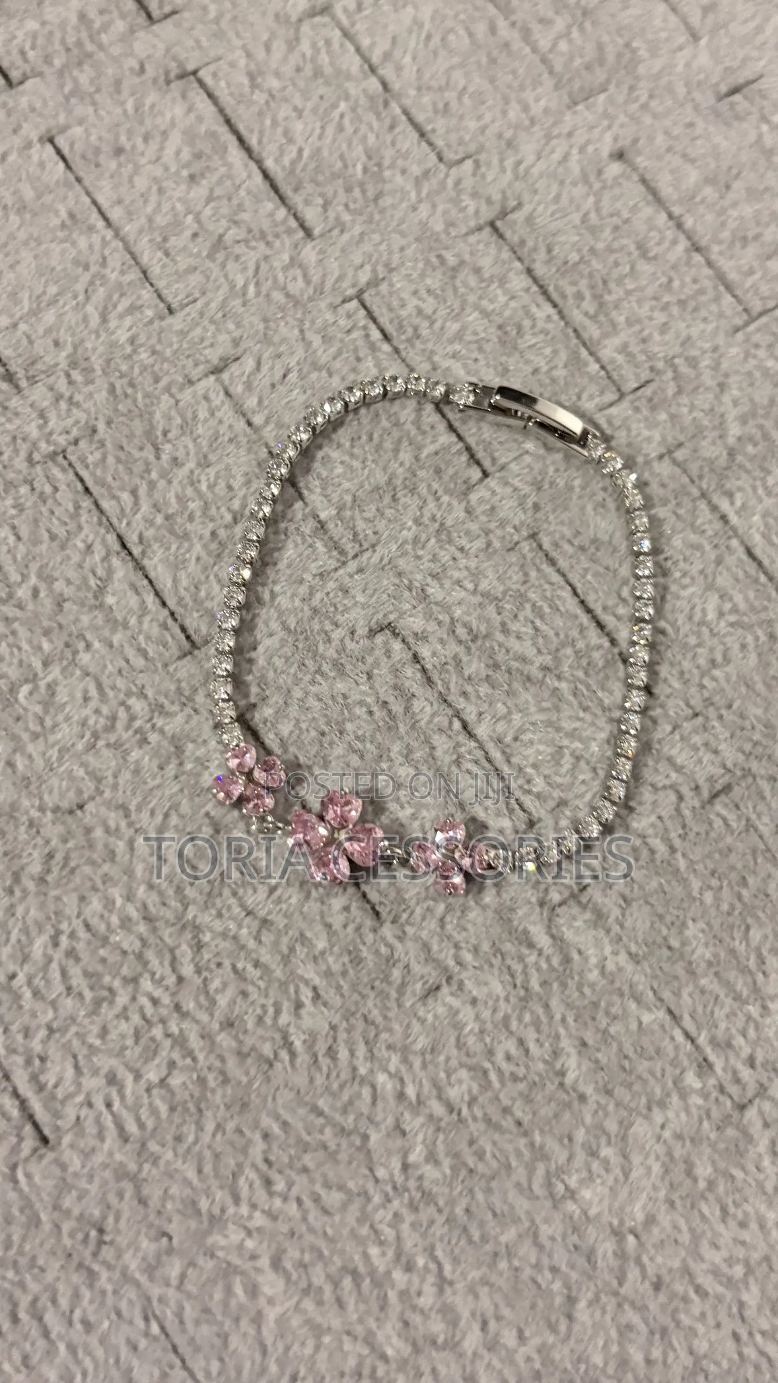 Floral Crystal Bracelet