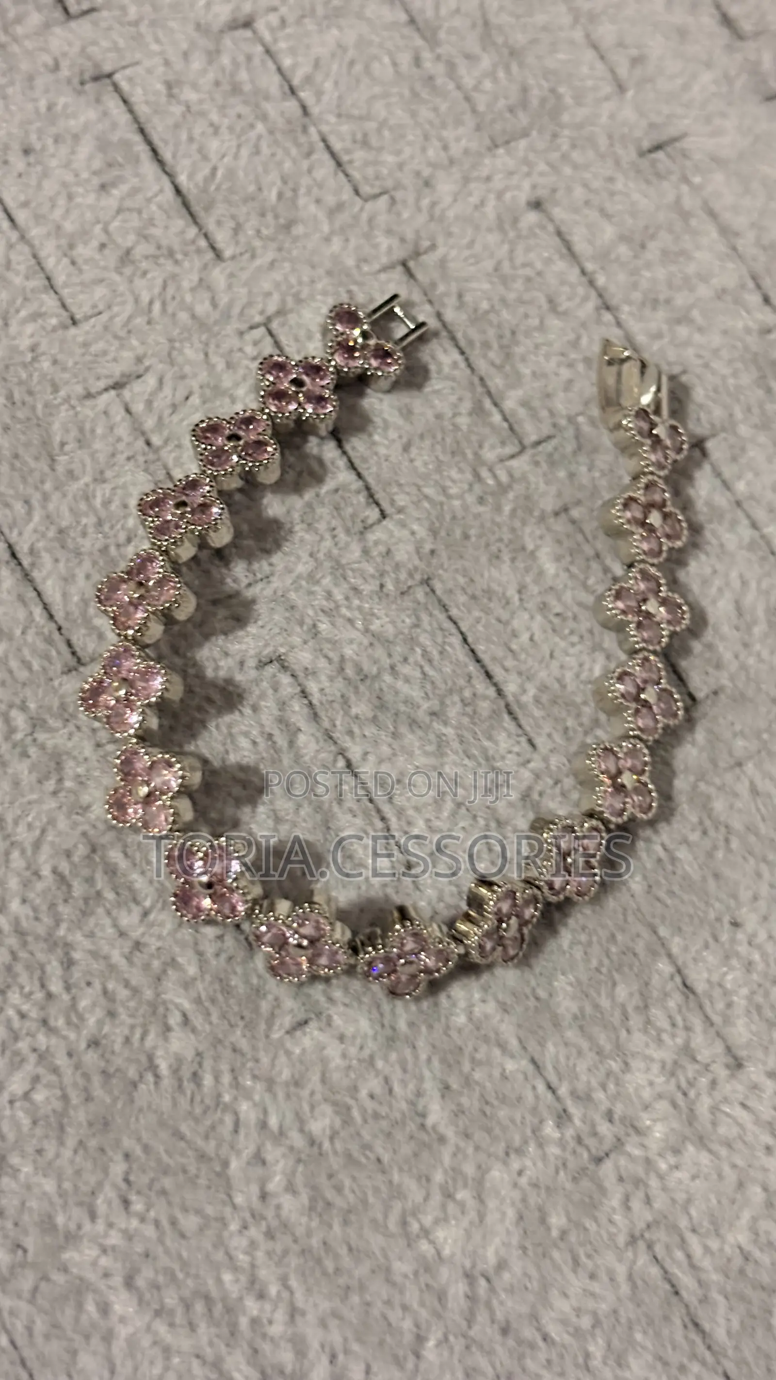 Floral Crystal Bracelet