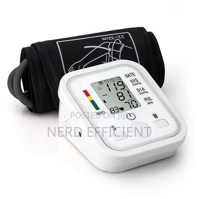 Digital Blood Pressure (Bp) and Heartbeat Monitor Meter