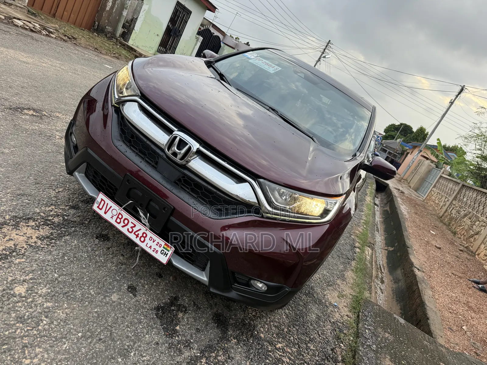 Honda CR-V EX-L FWD 2019 Burgundy