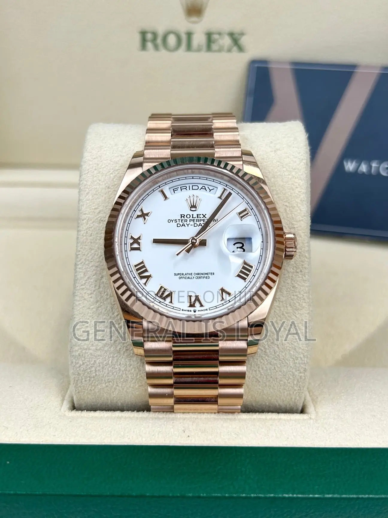 Rolex Day-Date - Rose Gold Automatic Movement Watch