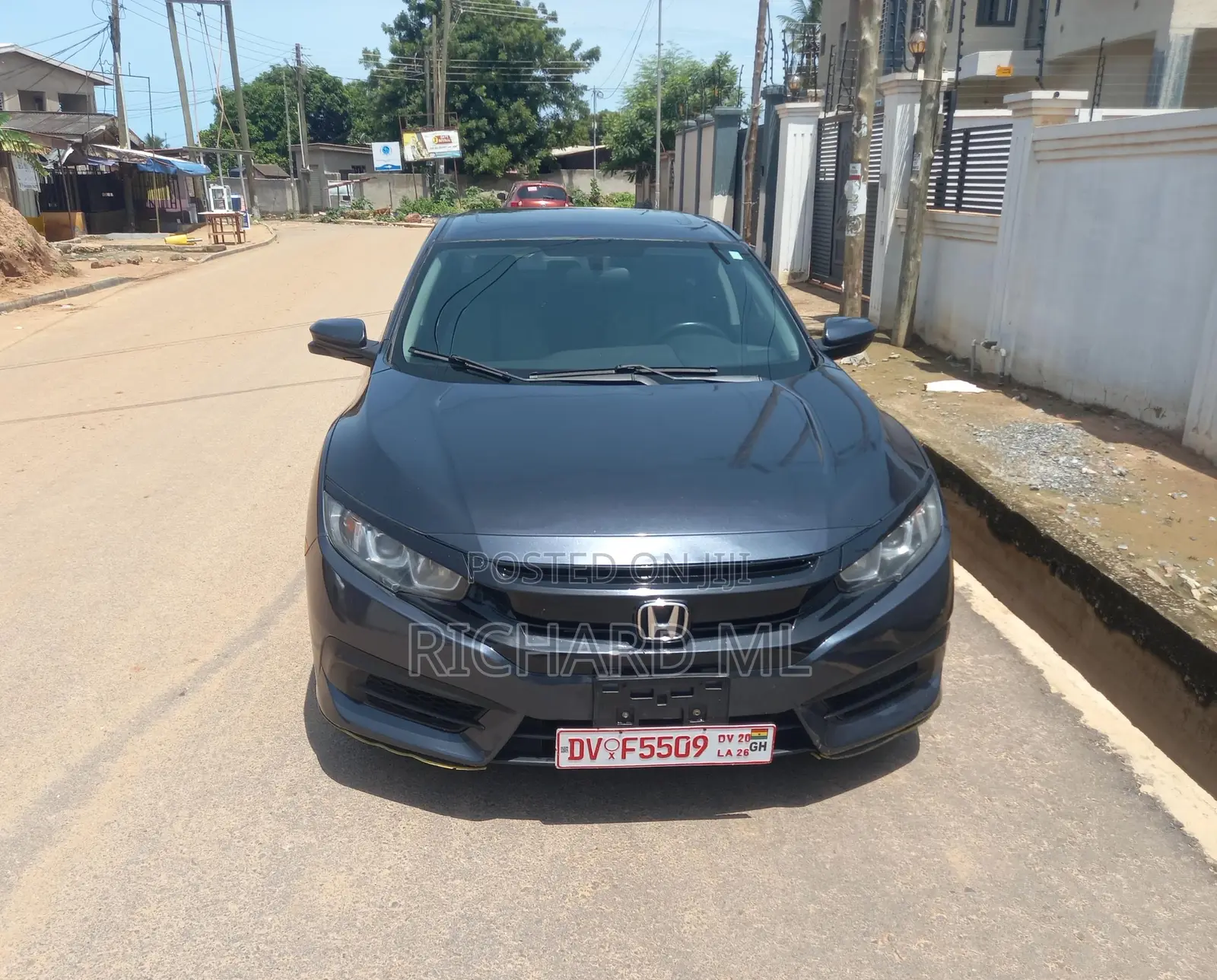 Honda Civic EX 4dr Sedan (2.0L 4cyl) 2017 Gray