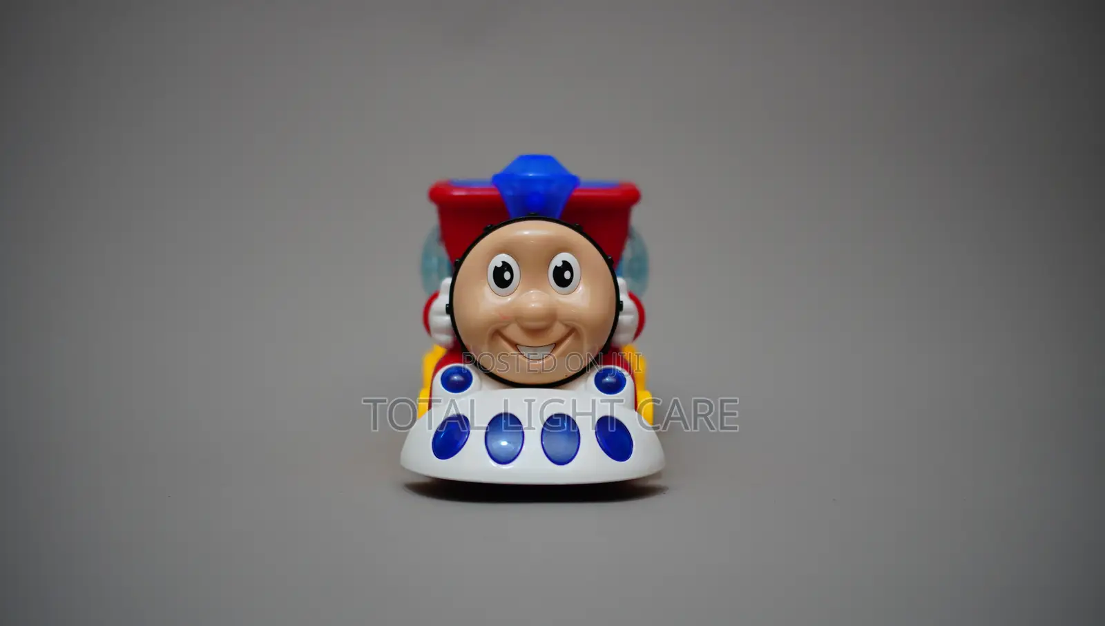 Smart Train Toy With Auto-Turn and Flashing Lights
