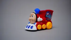 Smart Train Toy With Auto-Turn and Flashing Lights