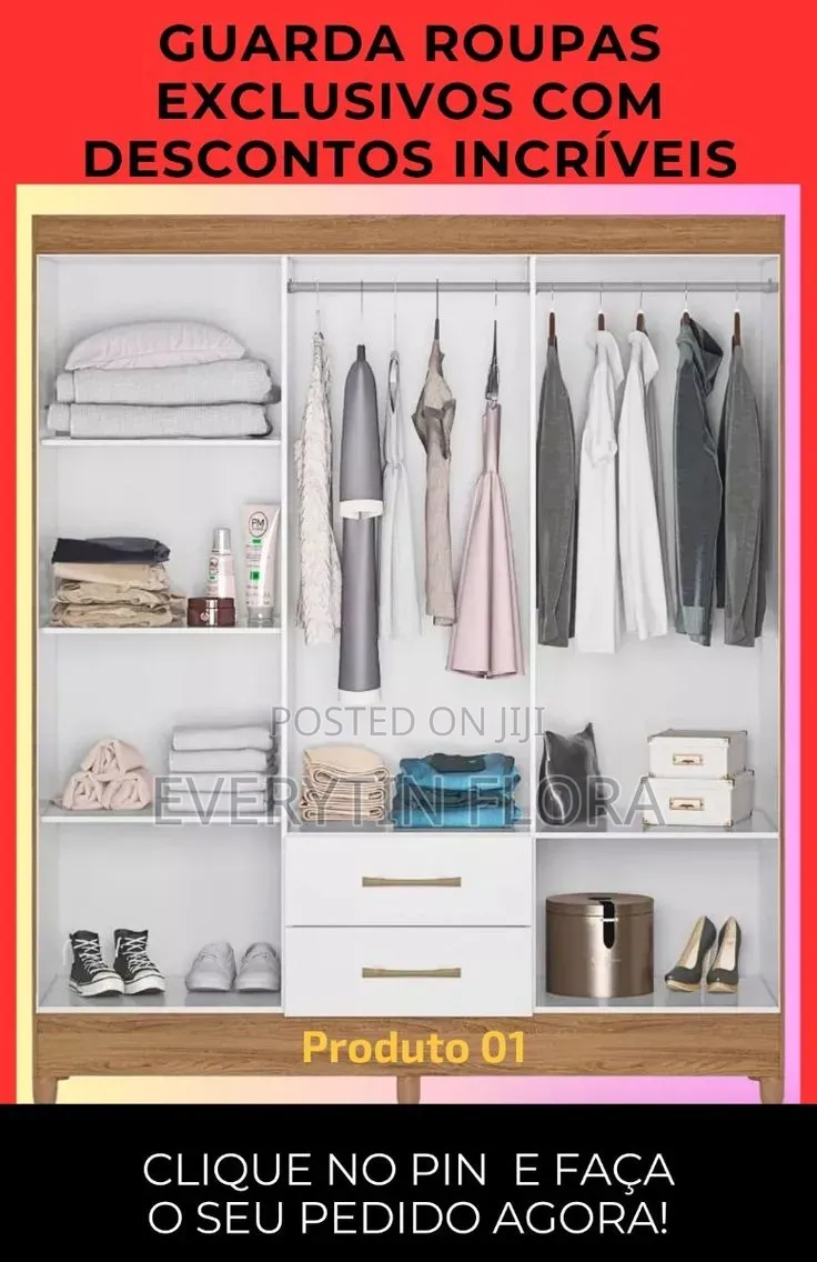 Modular Adjustable Wardrobe System – 90-200cm*