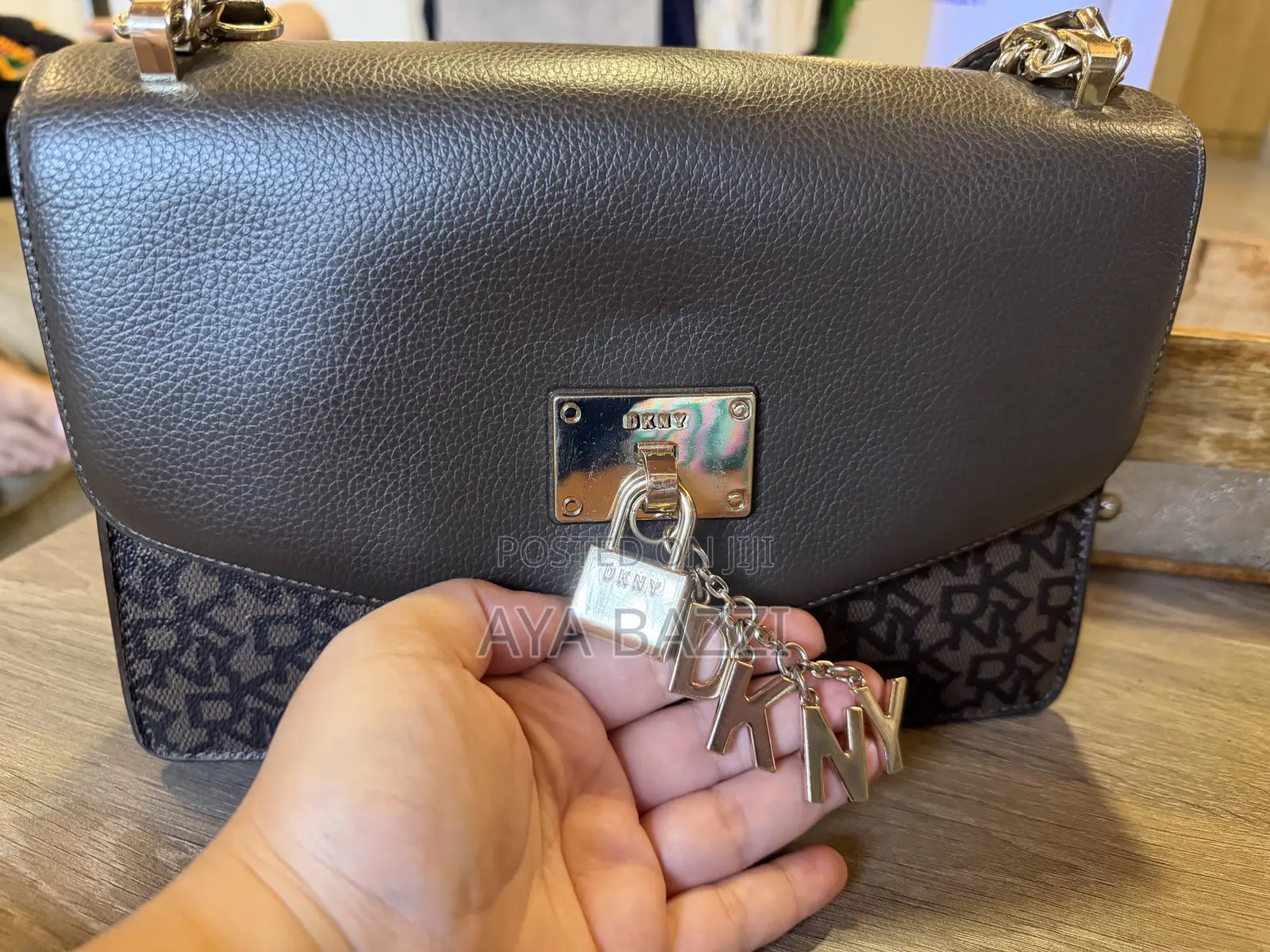 Dkny Brown Leather Bag