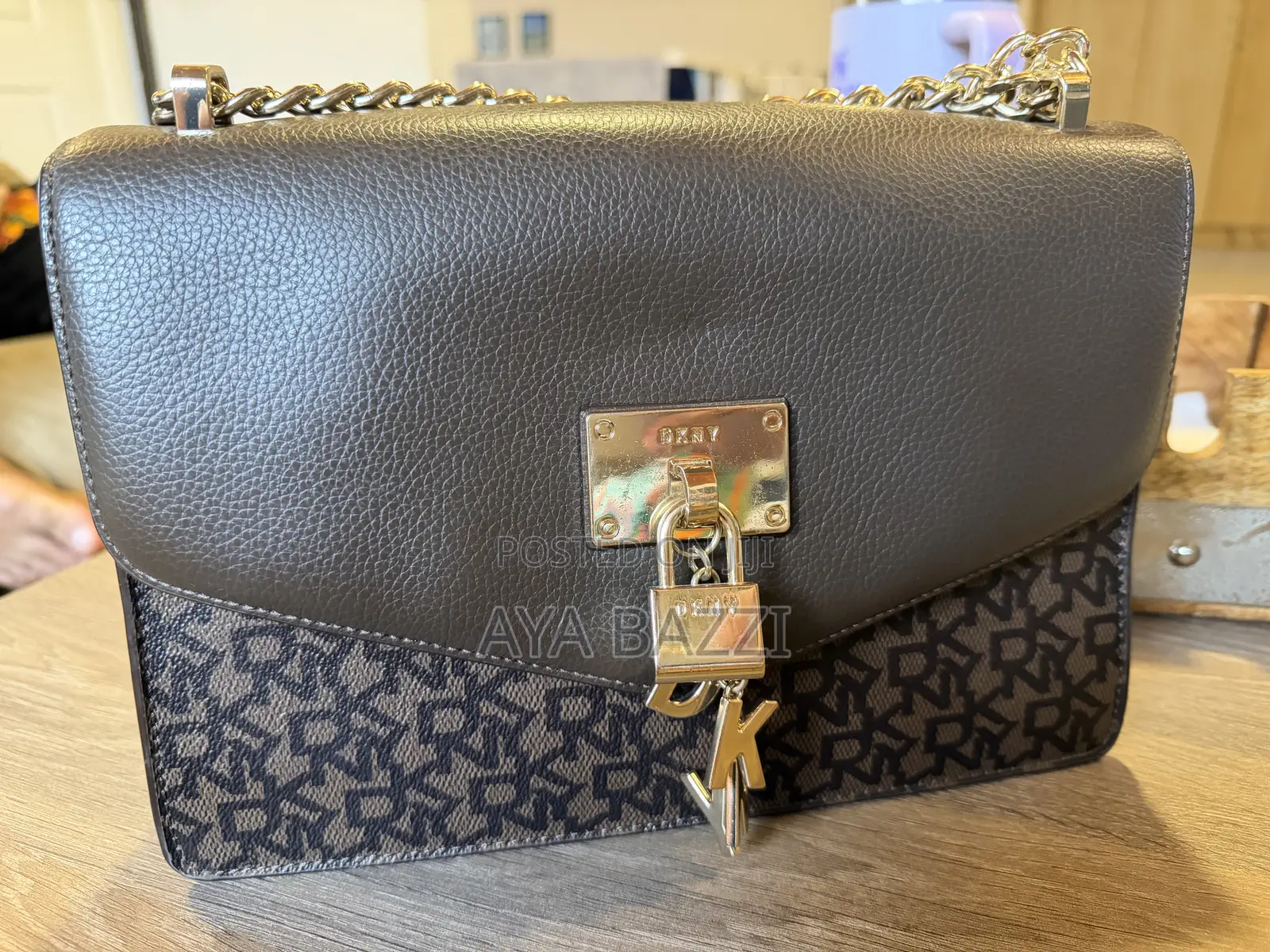 Dkny Brown Leather Bag