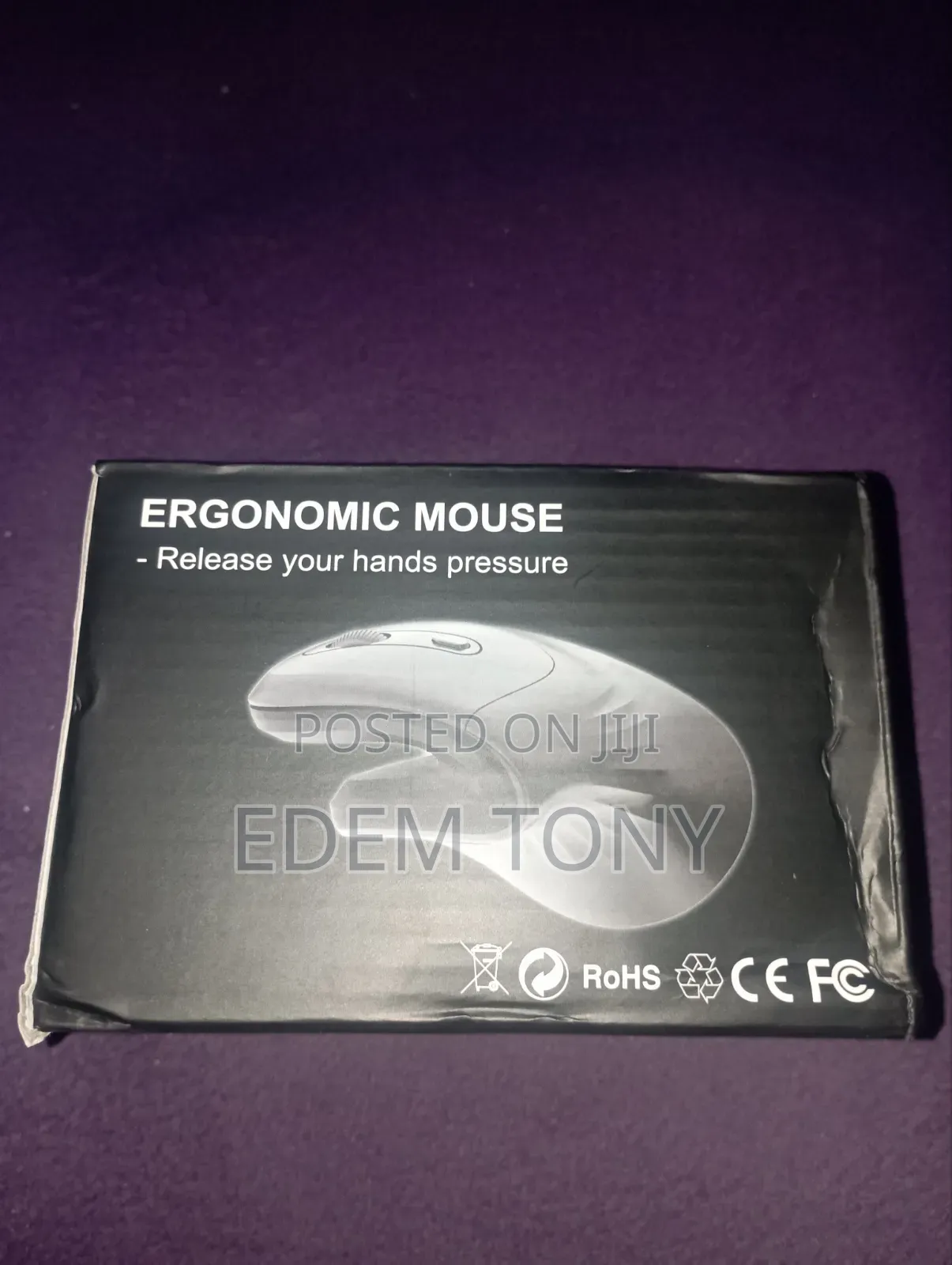 Ergonomic Vertical Wireless Mouse,